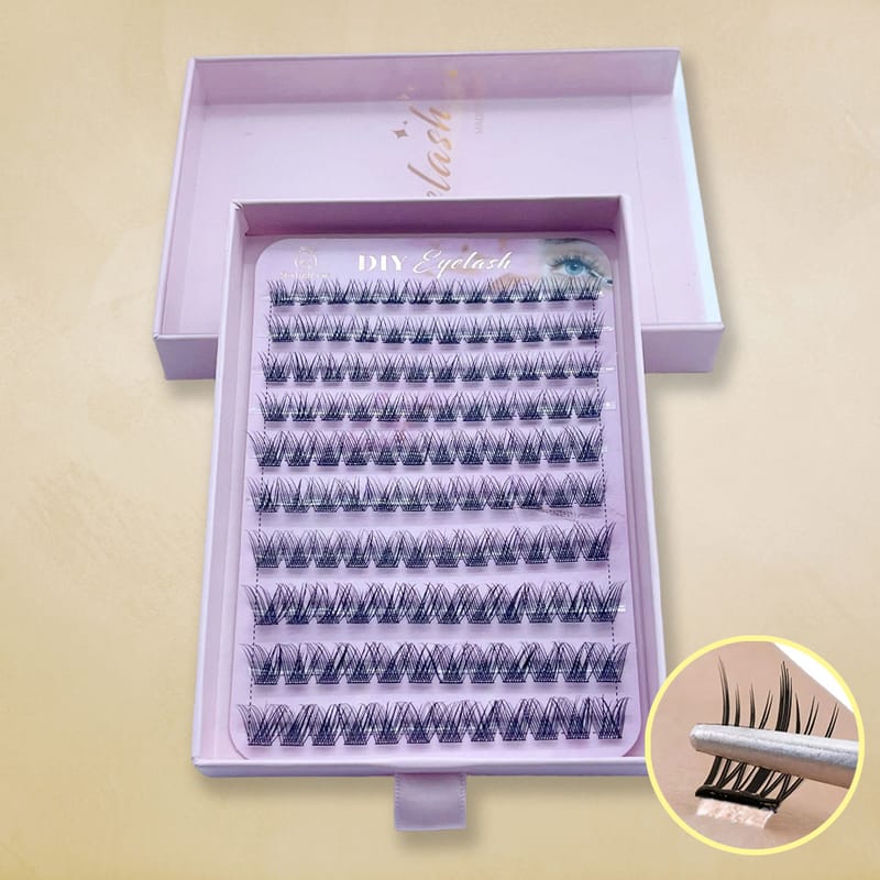 ZY (No Glue Needed Self-Adhesive DIY Lash Clusters)