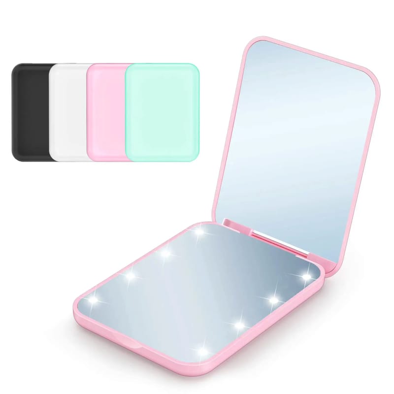 Portable Folding Led Light Makeup Mirror