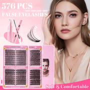 JMS (D Curl Soft 30D-100D Mix DIY Lash Clusters Kit)