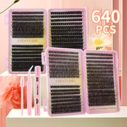 JMS (10D-100D Natural Mix DIY Lash Clusters Kit)