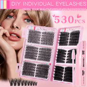 JMS204 (530 Pcs 30D-100D Mix DIY Lash Clusters Kit) 