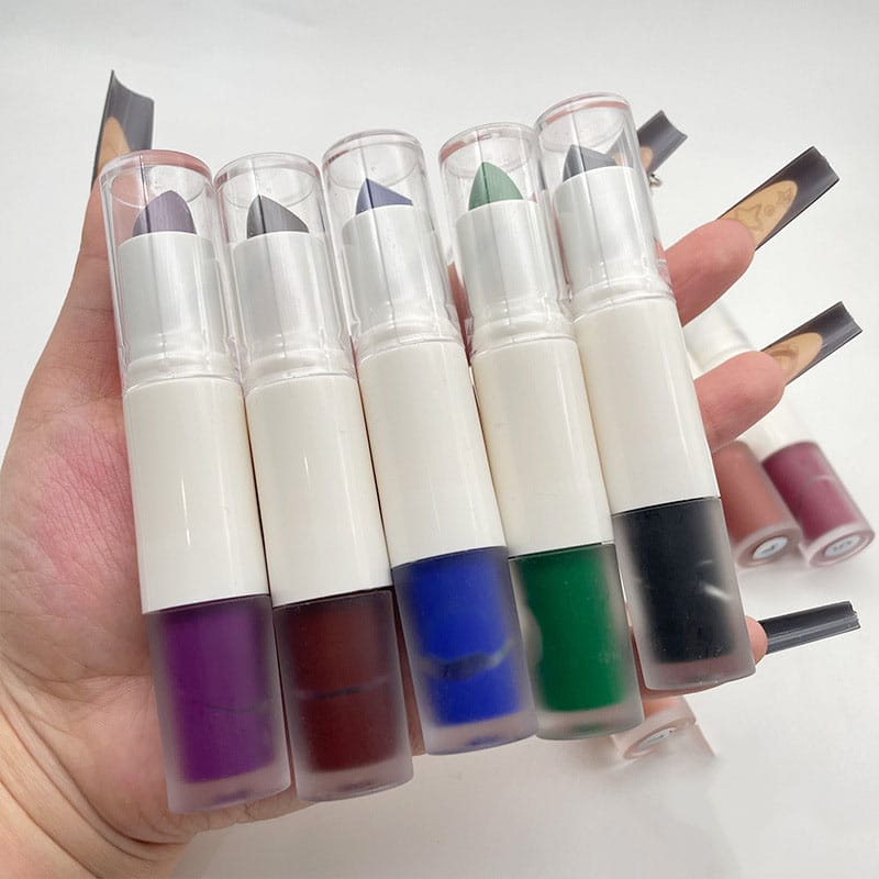 10 Color Velvet Matte 2 in 1 Lipstick Lipgloss