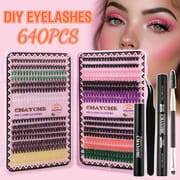 JMS (8-16mm D Curl Fluffy Colored DIY Lash Clusters Kit)