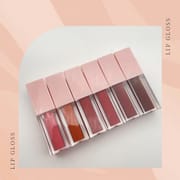 6 Color Crystal Square Tube Lipgloss Tint
