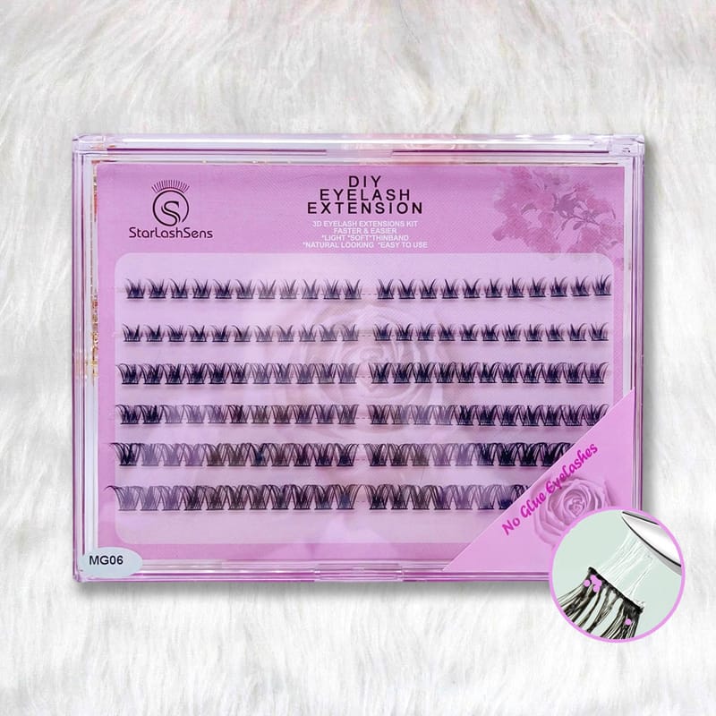 MG (No Glue Needed Self-Adhesive 8-16mm DIY Lash Clusters)