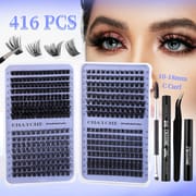JMS (4 Styles 10-18mm C/D Curl DIY Lash Clusters Kit)