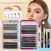 JMS007 (30D-80D Fluffy Mix DIY Lash Clusters Kit)