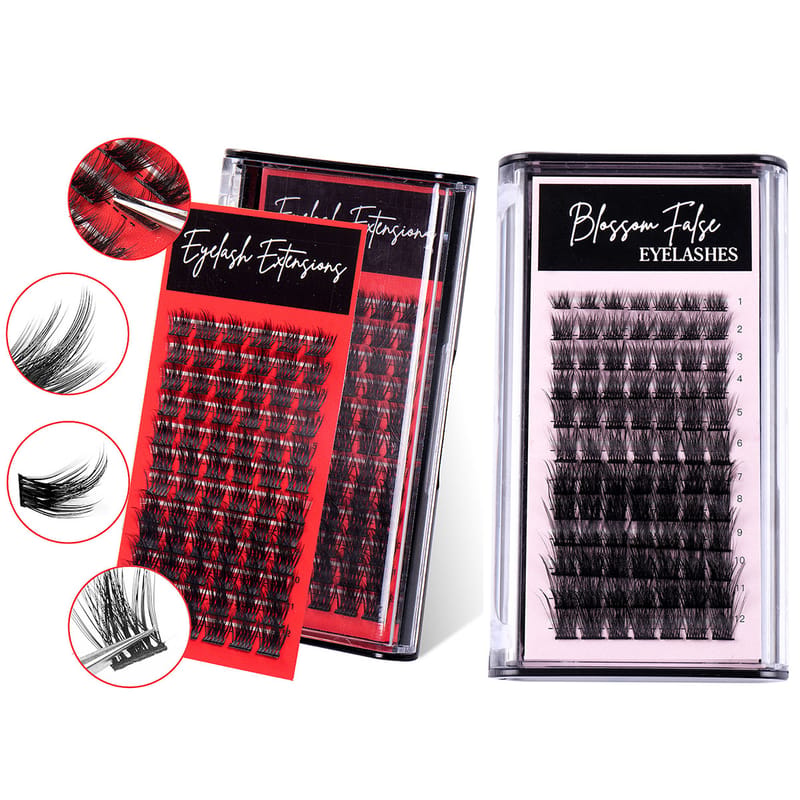 DM (72 Clusters 6 Styles DIY Lash Clusters)