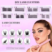 DIY3 (8 Styles C/D Curl DIY Lash Clusters)