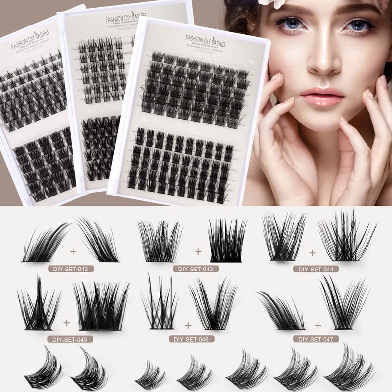 DT (6 Popular Combinations Mix DIY Lash Clusters Kit)