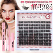 Set8 (4 Popular Combinations Mix DIY Lash Clusters Kit)