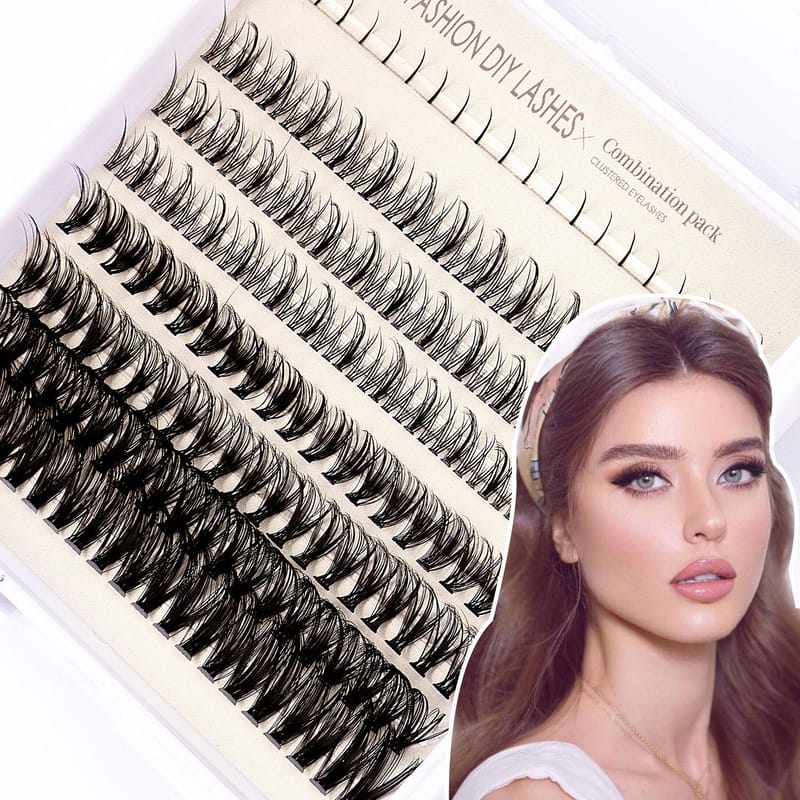 Set8 (4 in 1 Light Mix DIY Lash Clusters Kit)