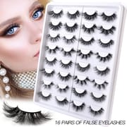 JSTM-Mix Natural & Fluffy Faux Mink Lashes (16 Pairs)