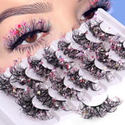 Night7-Glitter & Glow Faux Mink Lashes (7 Pairs)