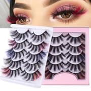 5028-Mix Colored Faux Mink Lashes (5 Pairs)