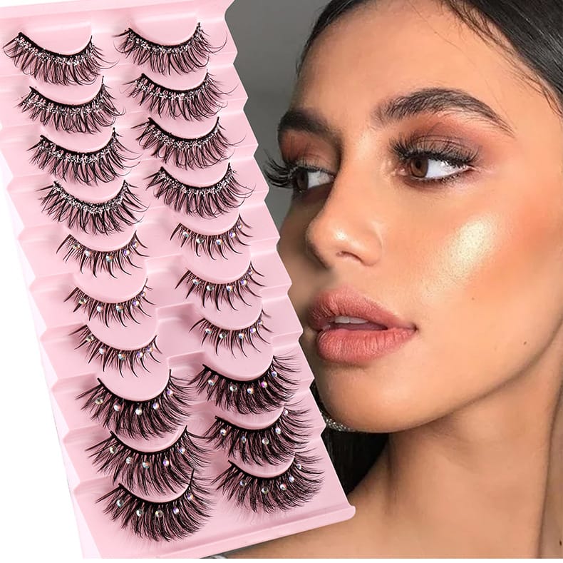 Dramatic Diamonds Faux Mink Lashes (10 Pairs)