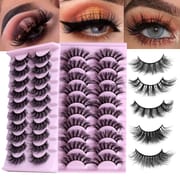 10D-Fluffy Faux Mink Lashes (10 Pairs)
