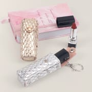 Glossy Lip Gloss & Lipstick Bag Keychain