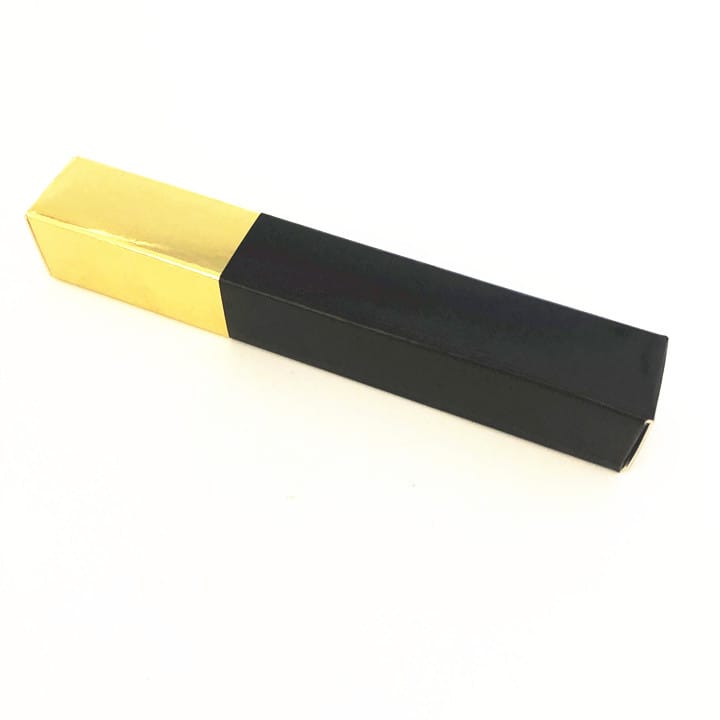 Black with gold frame