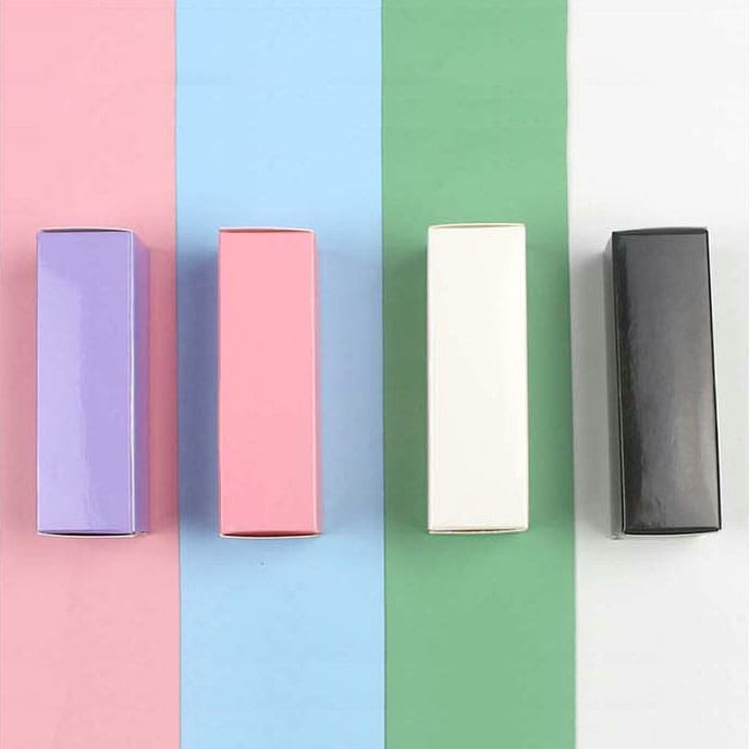 4-Color Lip Gloss & Lipstick Paper Boxes (2.8*2.8*8.8cm)