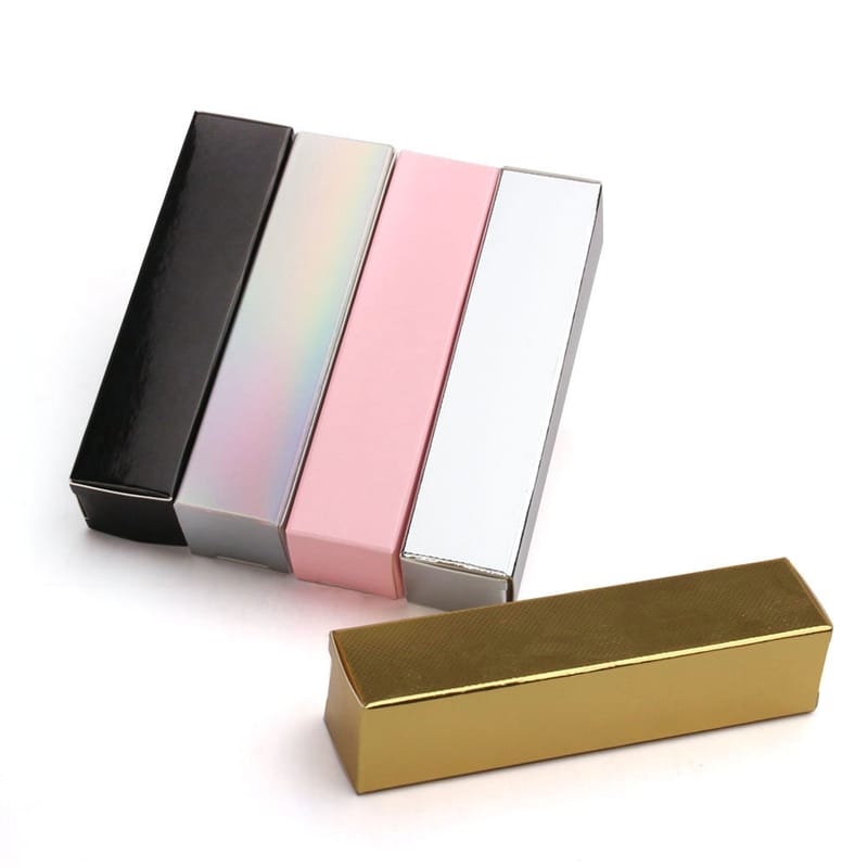 5-Color Lip Gloss & Lipstick Paper Boxes (2.7*2.7*11.5cm)