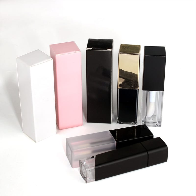 Multi-size Lip Gloss & Lipstick Paper Boxes (Pink, White & Black)