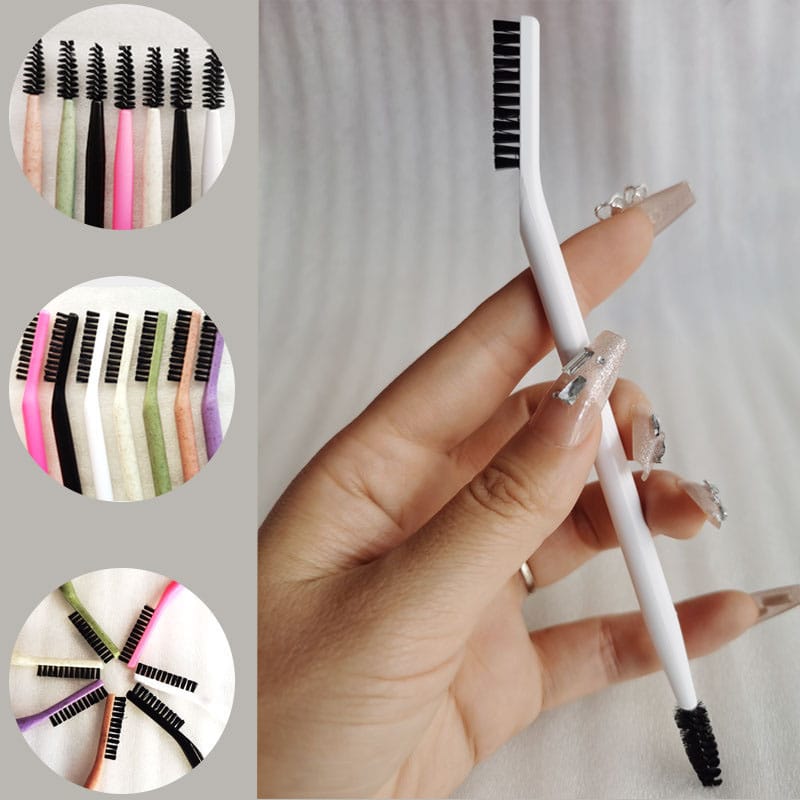 7 Color Double End Eyebrow & Lashes Brushes