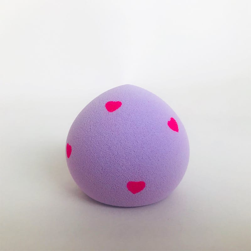 Purple Heart-Shaped Peach