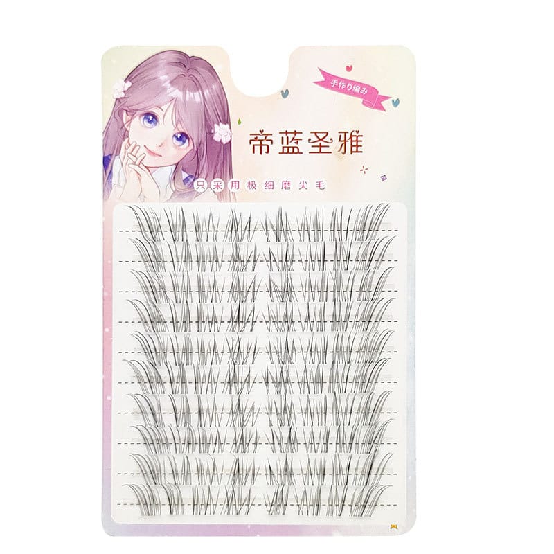 DLT (Slanted Clear Band Ultra-Natural DIY Lash Clusters)