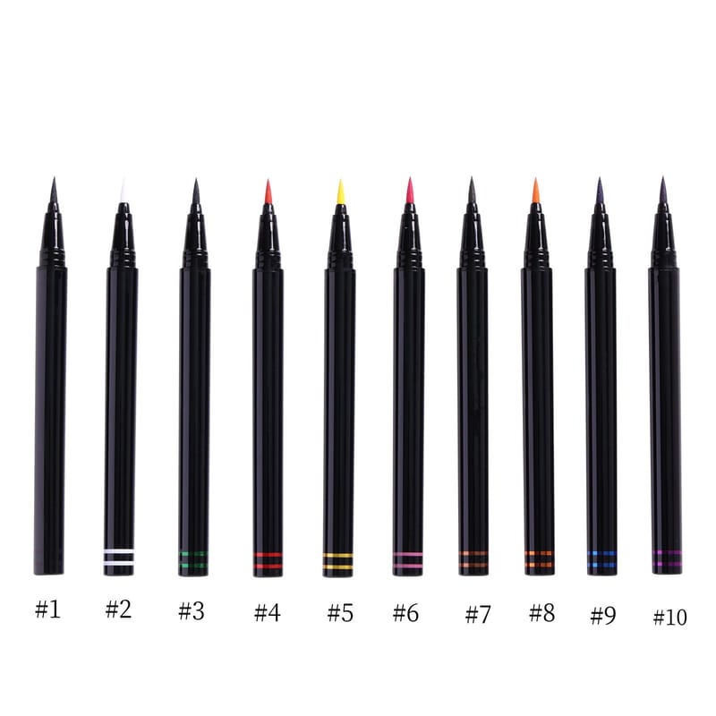 10 Color Ultra-Fine Highly Pigmented Liquid Eyeliner