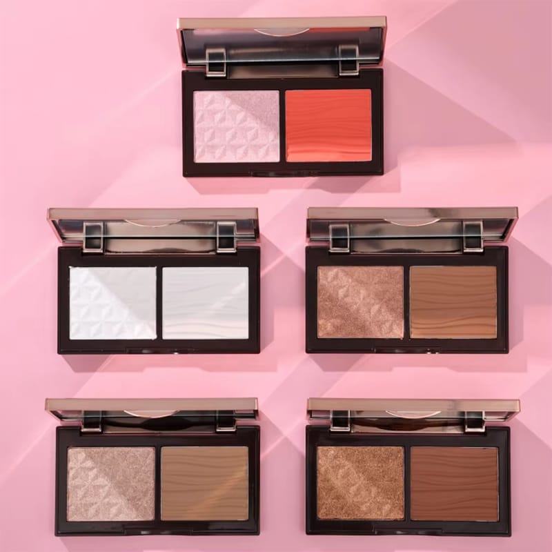 Highlighter, Contour, Blush Palette 2 in 1