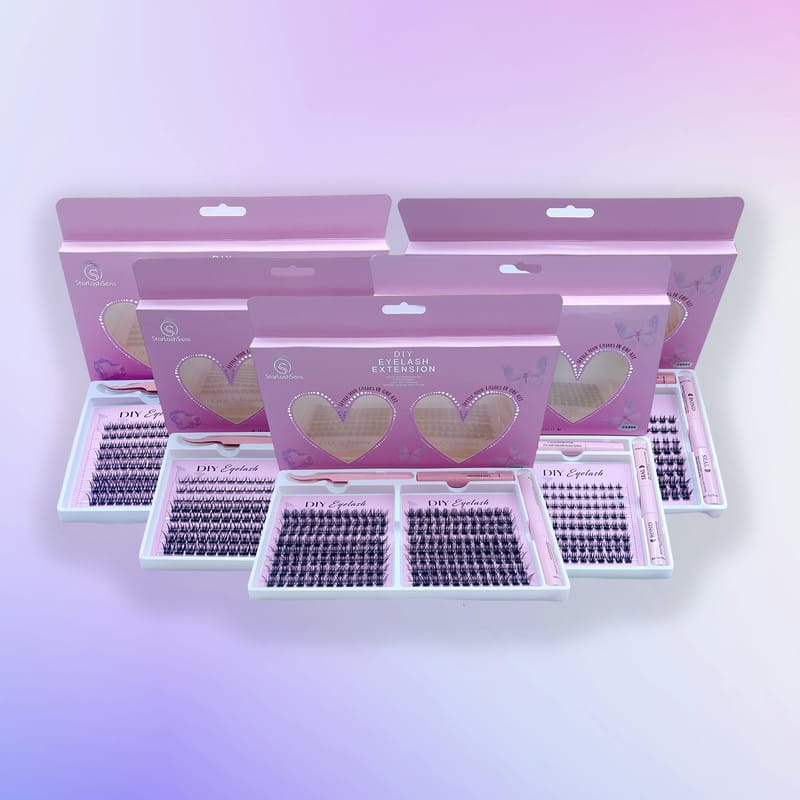 FSX (24 Styles 8-16mm MIx DIY Lash Clusters Kit)