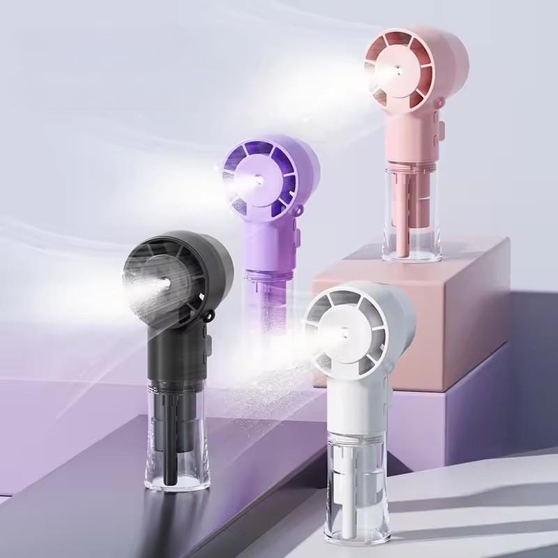 Water Bottle Air Cooling Mini Spray Small Fan (F10)