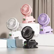 Water Bottle Air Cooling Mini Spray Clip Fan (F7)