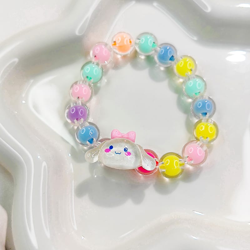5 Style Crystal Clear Beaded Bracelet for Kids