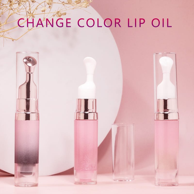 6 Color Changing Lip Oil - Vitamin E & Antioxidants