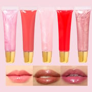 6 Color Soft Tube Fruit Shimmer Lip Oil