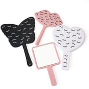 3 Color 4 Shape Lashes Print Makeup Mirror