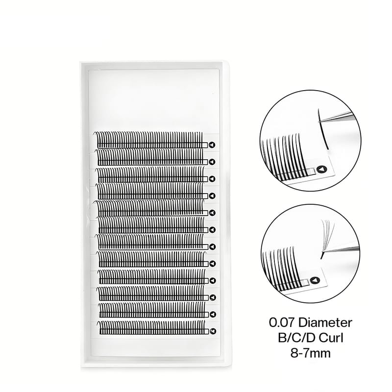 5D Flora Manga Fairy Eyelash Extensions | 5 Strands Per Fan
