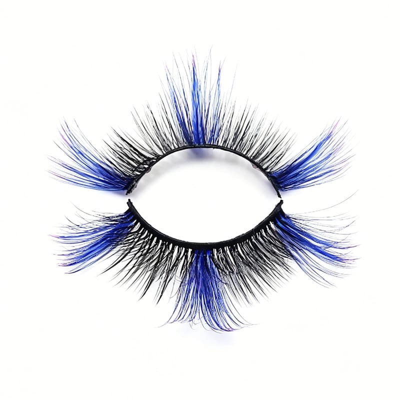 CK (25mm Cat Eye Lengthening Colored Faux Mink Lashes)