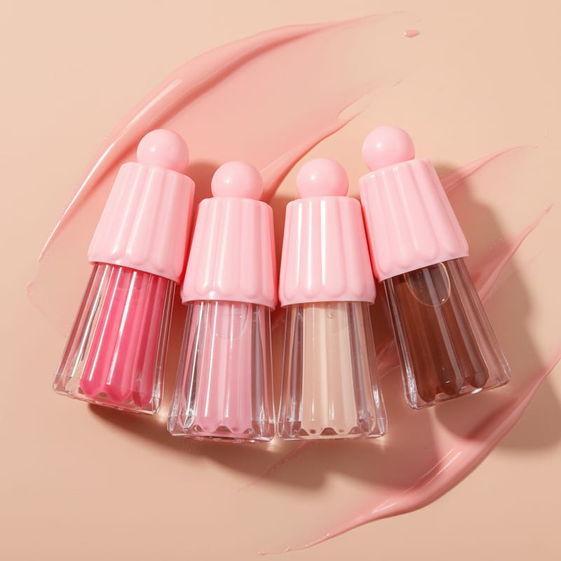 24 Color Peptide Lip Glaze | Glossy Hydration & Nourishing Shine