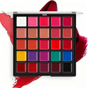 25-Color Velvet Matte Lipstick Cream Palette | Waterproof & Moisturizing