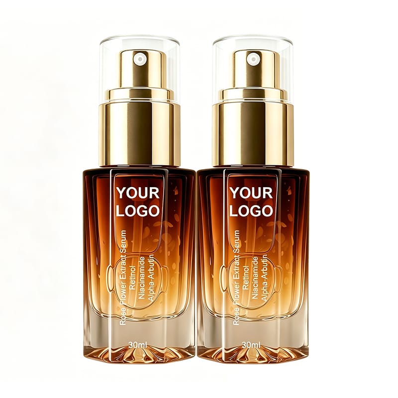 Rose & Ceramide Retinol Serum - Niacinamide Brightening Facial Serum