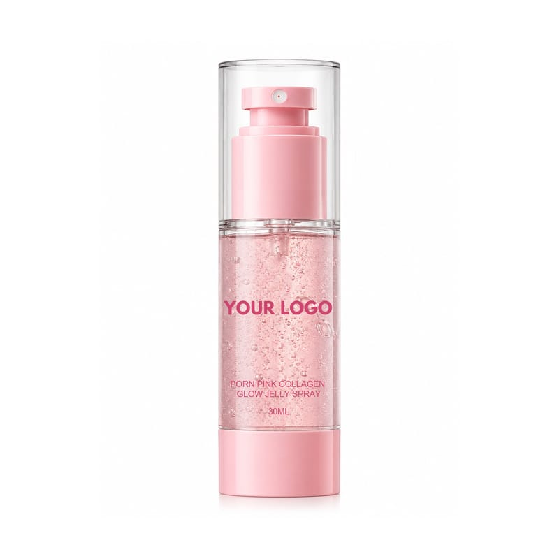 Pink Collagen Jelly Serum Mist - Hyaluronic Acid Dewy Glow Essence