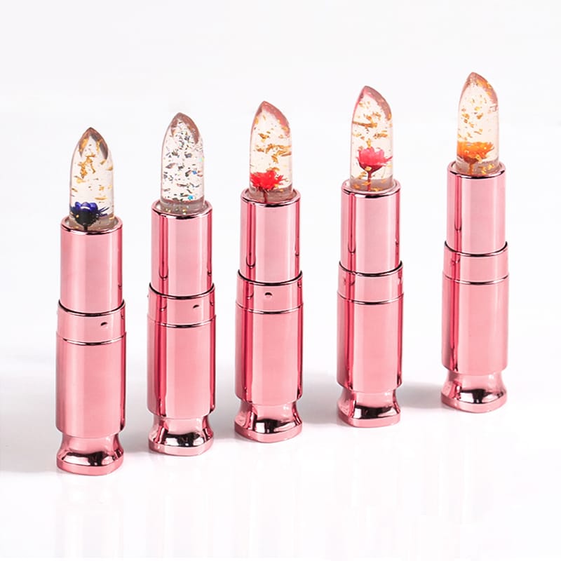 Color-Changing Clear Flower Lip Balm | Waterproof & Moisturizing