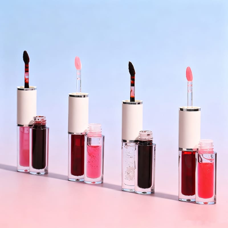 Dual-Ended Peel-Off Lip Gloss & Lip Oil | Waterproof, Easy to Apply & Moisturizing