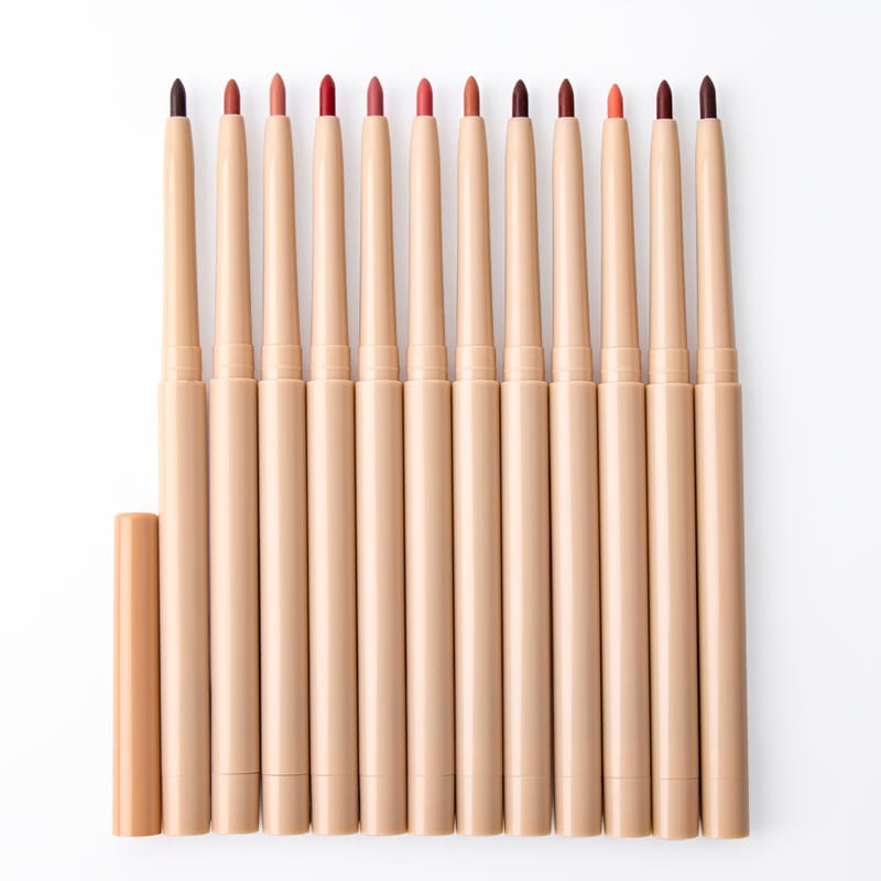 12 Color Matte Lip Liner | Waterproof & Long-Lasting