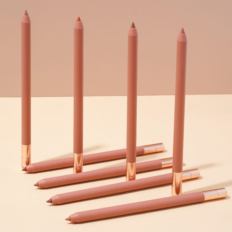 8 Color Rosy Nude Matte Lip Liner | Waterproof & Long-Lasting