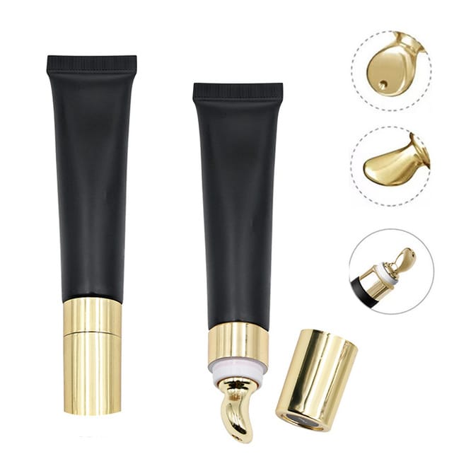Black tube with gold cap
