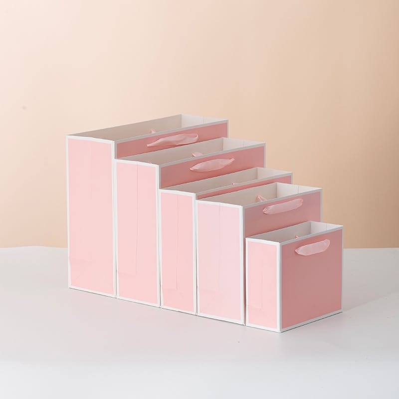 Pink with White Border